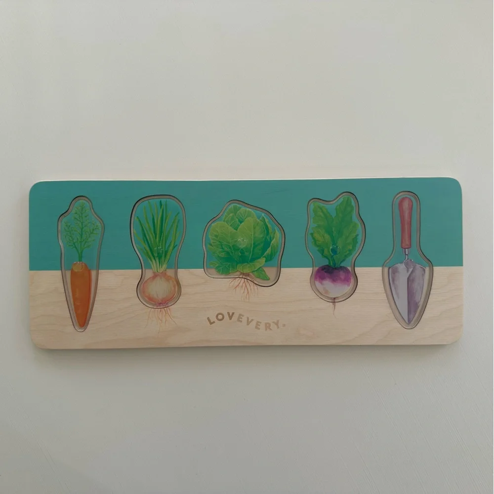 Lovevery | Community Garden Puzzle from Adventurer Play Kit months 16, 17, 18